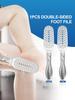 Dual-Sided Stainless Steel Pedicure Foot File - Callus & Dead Skin Remover Scraper