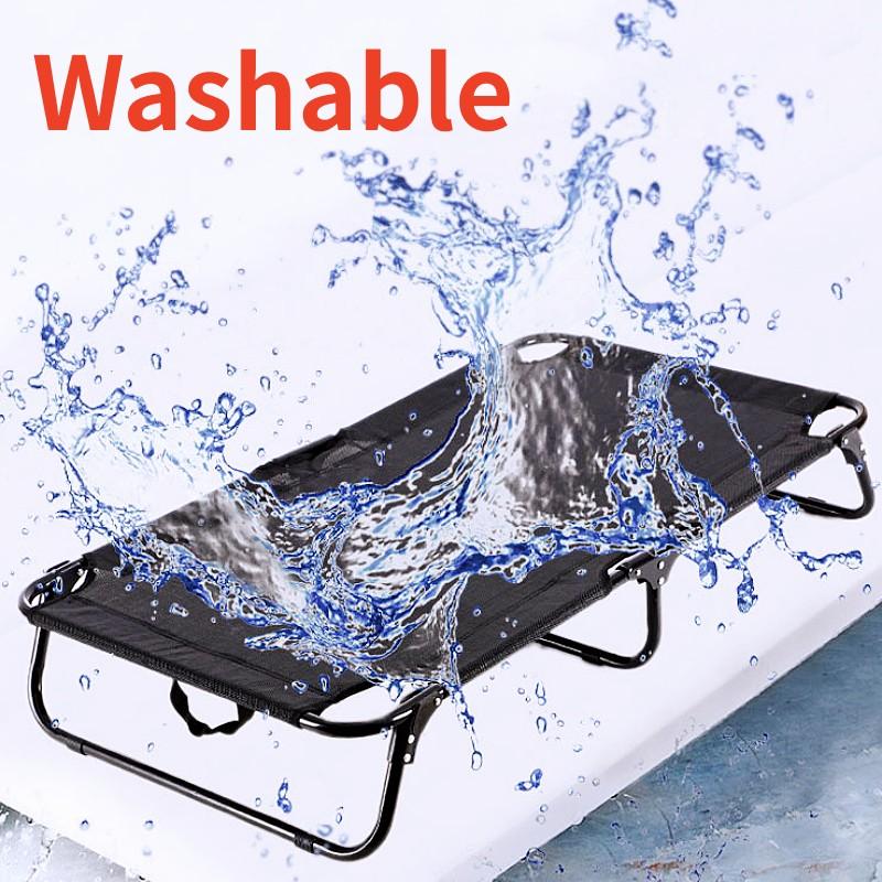 Dog Bed Foldable Dog Beds for Large Dogs Outdoor Camping House Breathable Dogs Bed Summer Off Ground Pet Sofa Beds Mats Pet Nest