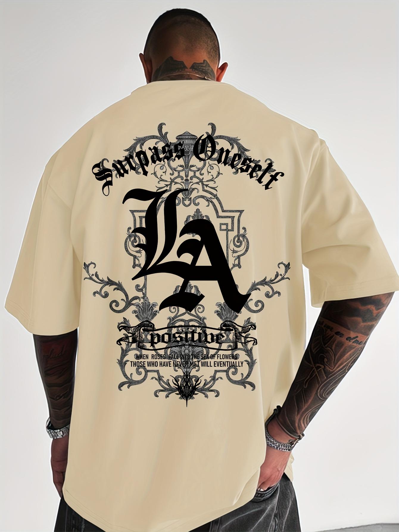 

Los Angeles Print 100cotton Trendy Men Woment Tshirt Summer Autumn Daily Outdoor Sports Party Casual Loose Street Short Sleeve L