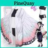 Charmant Ensemble Bikini Costume Demon Slayer Kimetsu No Yaiba Avec Cape Confortable Pour le Plaisir d'Été