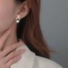 Fashion Pearl Jewelry Stud Earrings For Women Gold Color Cz Boucle D 'Oreille Femme Bijoux Christmas Gifts Ue0789