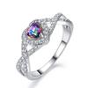 Hot Sale Love Shaped Moissanite Edge Inlaid Ring Source