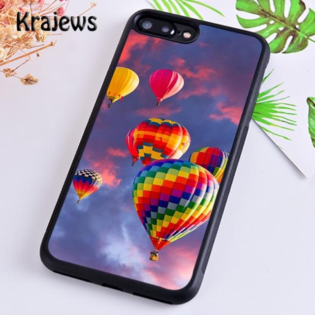 Krajews Hot Air Balloon Art Soft Phone Case Cover For iPhone 17 Air 16 15 14 Plus 11 12 13 Pro Max Plus Coque Fundas