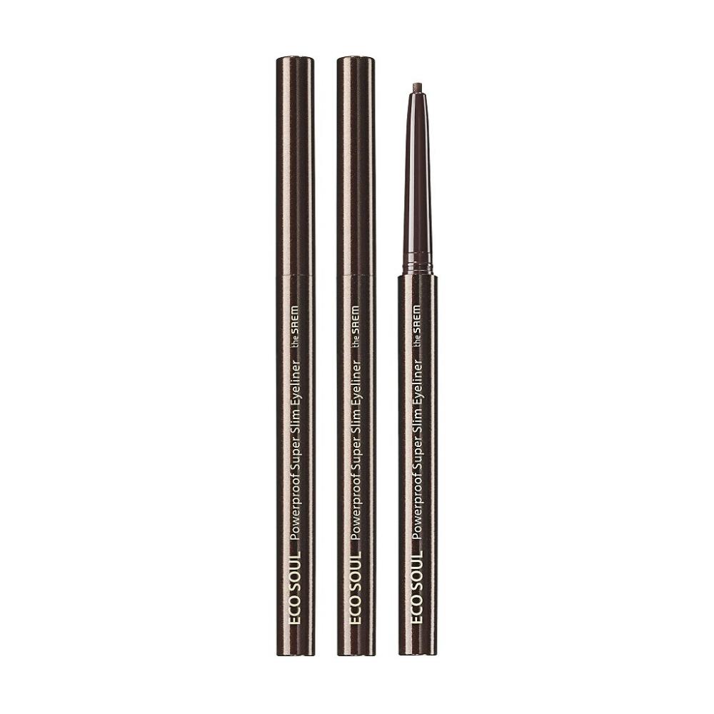 The Saem Make Ultra Slim Eyeliner Br05  Pack Of 3 