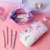 Unicorn Plush Pencil Case: Cute Cartoon Stationery Holder for Kids