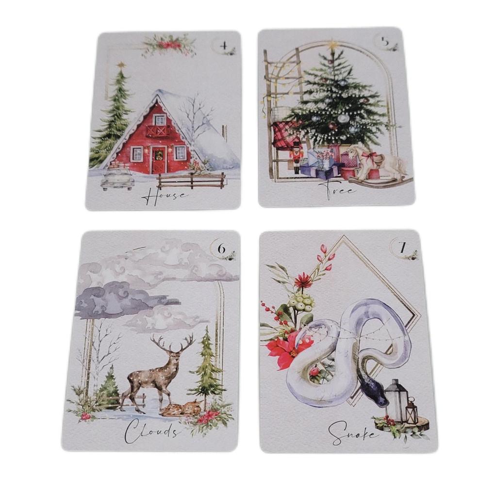 Christmas Oracle Cards Board Game Tarot Deck Game Board Oracle Cards Family Party Playing
