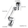 Xiaomi Faucet Extender Robotic Arm 1080° Rotating Universal Faucet Head Swivel Faucet For Kitchen Bathroom Sink