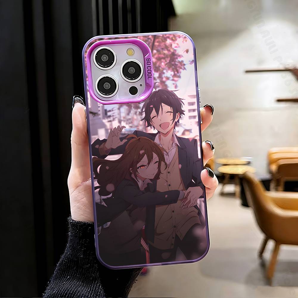 Comics H-Hori I-Izumi Handyhülle für iPhone 17 16e 16 15 14 13 12 Pro Max X XS Max Rückseite