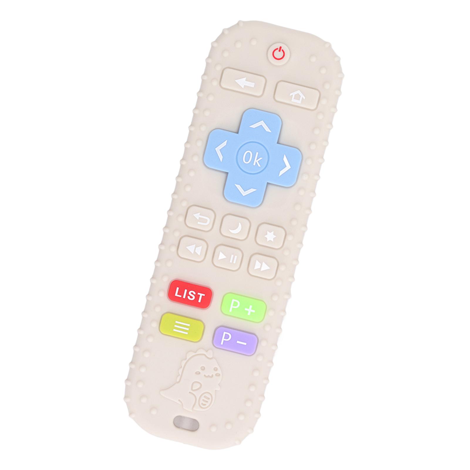 

Детский мультяшный прорезыватель для зубов с дистанционным управлением, силиконовые сенсорные игрушки в форме цифры для малышей