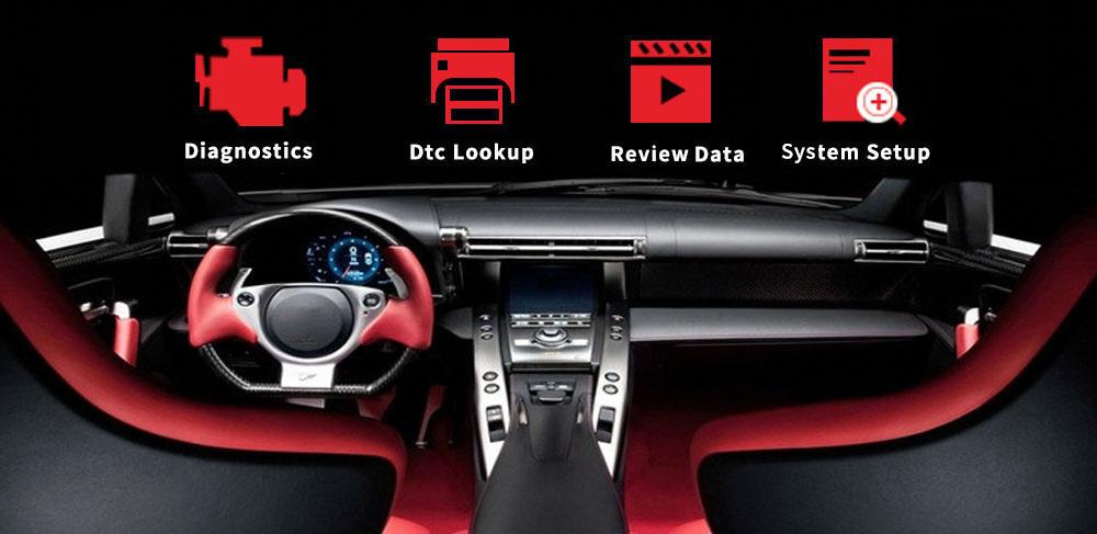 Battery diagnostic tester OBD2 scanner Konnwei KW808