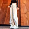 Women's 2025 Yellow Slimming Sweatpants - New Fashionable Casual Straight-Leg Wide-Leg Pants for Dance & Sports.