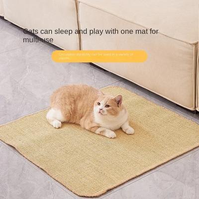 Sisal Mat Wear-resistant, Scratch-resistant, No Crumbs, Anti-cat Scratch Cat Claw Board Pet Mat Supplies Cat Scratch Board