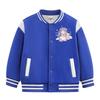 Girls' Fleece-Lined Baseball Jacket for Autumn/Winter 2026 - Thickened, Medium & Large Sizes
