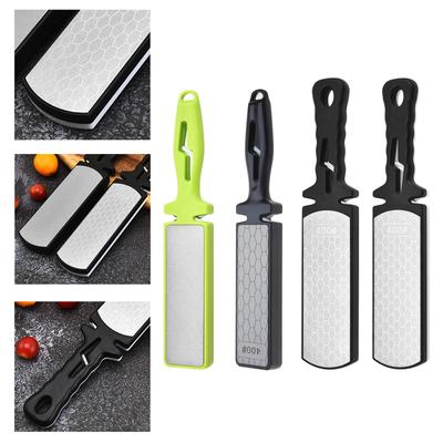 Affilacoltelli Affilatura Strumenti Cucina Esterna 5 in 1 Leggero Affilacoltelli a Doppia Faccia per Coltelli da Cucina Forbici Durevole