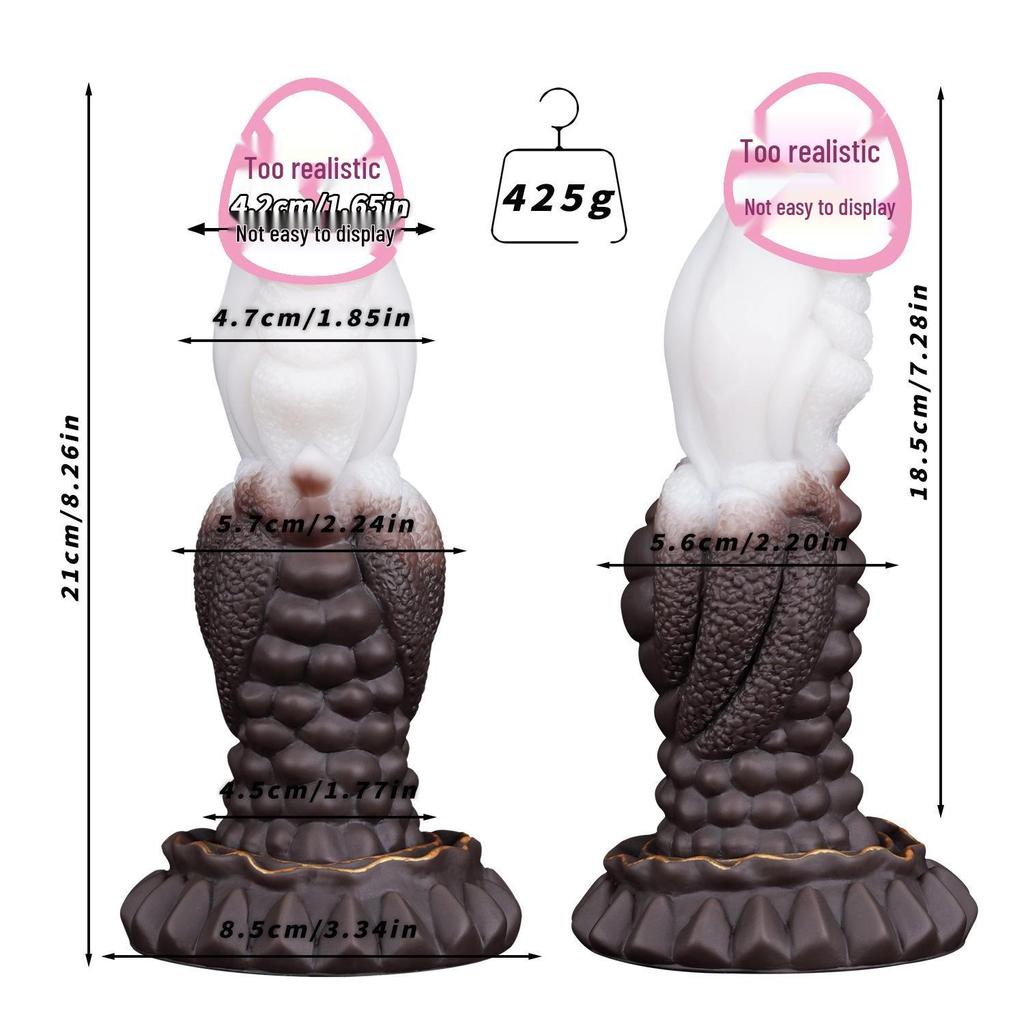 Unisex Silicone Beaded Anal Plug Toy