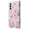 For Samsung Galaxy A05s 4G Case Floral Aesthetic RFID Blocking Leather Phone Cover