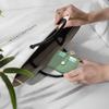 New Arrival Hot Sale Women'S Ultra-Thin Wallet Bifold PU Leather Card Clamp With Key Chain Zipper Document Package