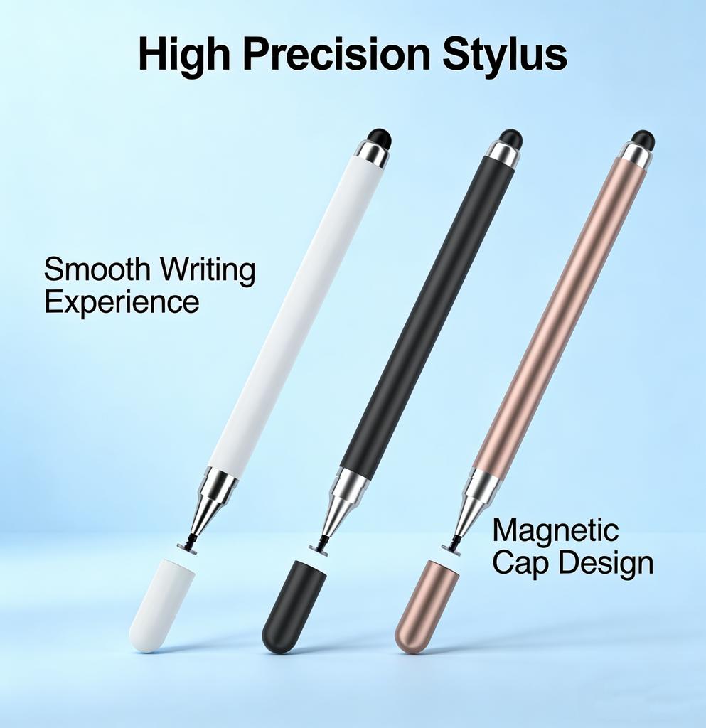 Stylus Pen for Touch Screens 2-in-1 Tablet Pen Stylus Pencil for IPad//Tablets/Android/Samsung All Capacitive Touch Screen