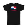 Gift T-Shirt : Panama Flag Panamanian Country Expat