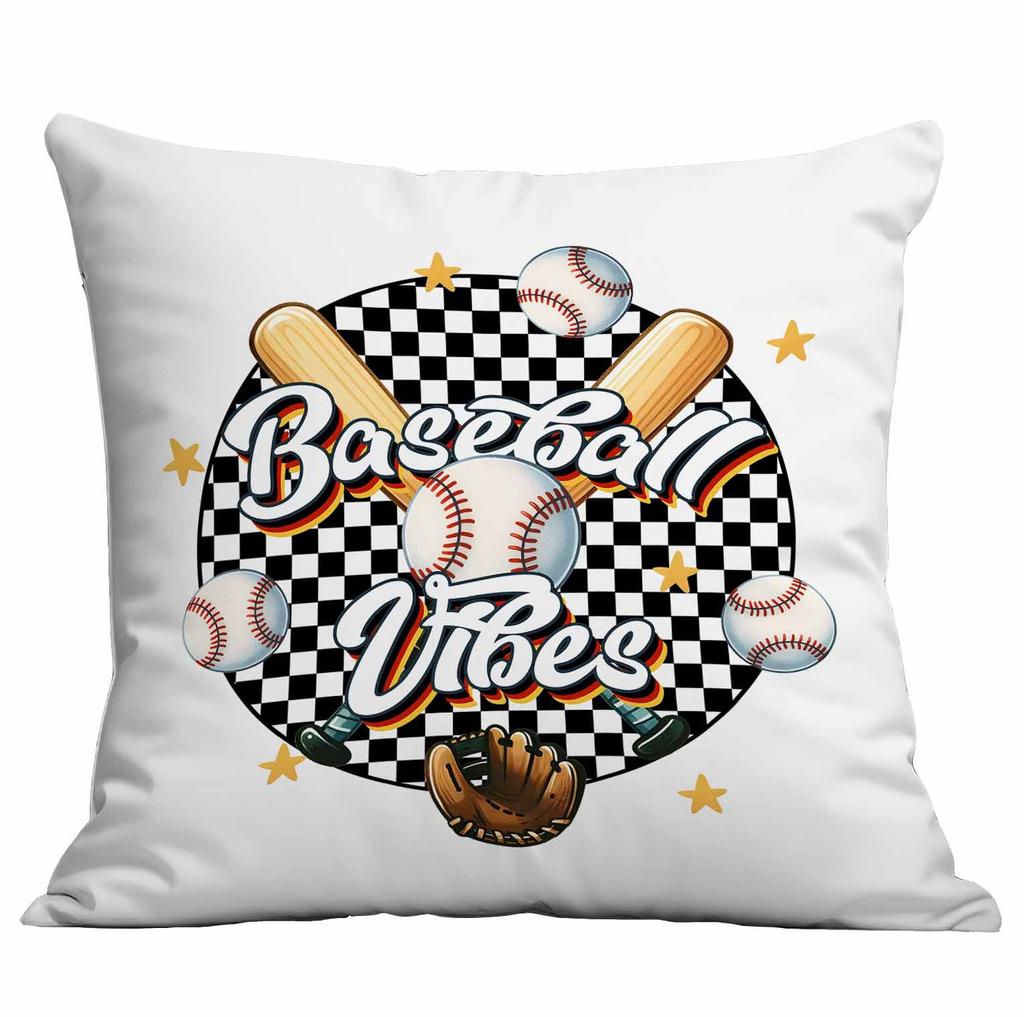 New Baseball Peripheral Printed Pillowcase Home Living Room Sofa Pillowcase Cushion Cover