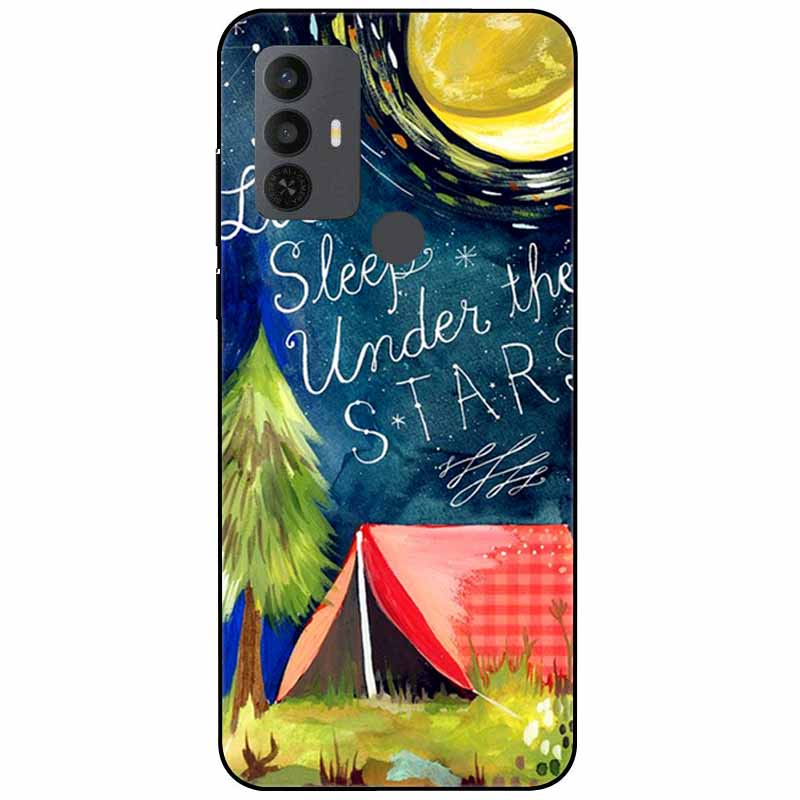 Für TCL 30 SE Hülle 305 6.52'' Silikon Weich Mode TPU Handyhülle für TCL 305 306 30SE Hülle 6165A Bumper Funda für TCL30SE 405