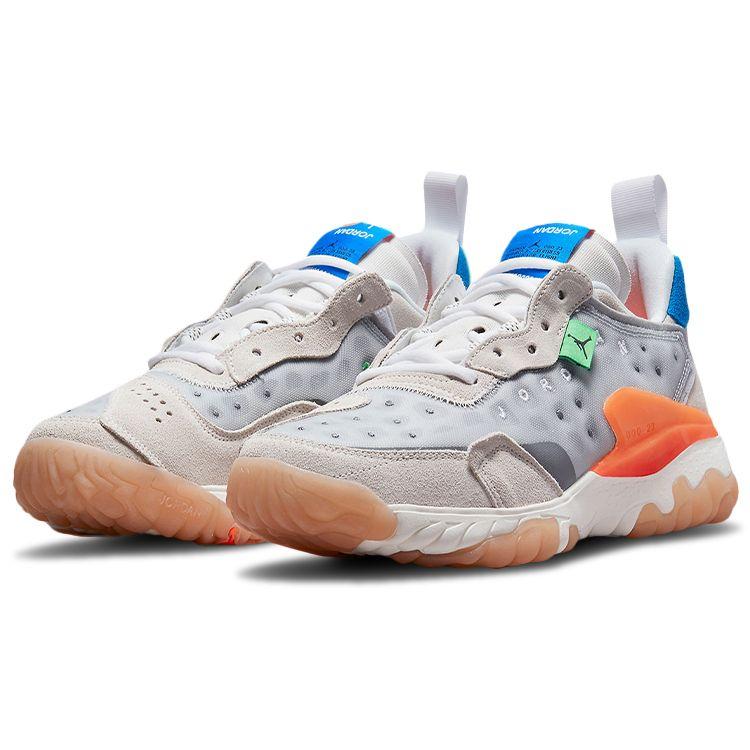 Air Jordan Delta 2 Light Smoke Grey Total Orange Men Sneakers Light-Photo-Blue White CV8121-004