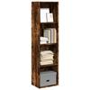 VidaXL Bookcase Smoked Oak 40x30x152 Cm Engineered Wood, Shelf, Bookshelf, Book Support, Cabinet of 857880