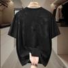 Plusstorlek 5XL-13XL Oversized T-shirt för Män Sommartoppar Mode Kortärmad T-shirt Sommar Herrkläder