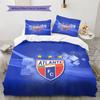 Club Atlético Atlante  Pattern Bedding Quilt Set  Home Decoration  Gift (1 * duvet cover + 2 * pillowcase  without core)