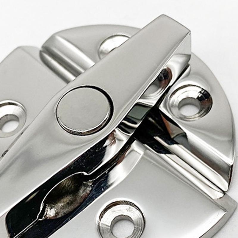 SXR-Marine Grade Stainless Steel Boat Door Cabinet Hatch Round Turn Button Twist Catch Latch Marine Hardware Accessories