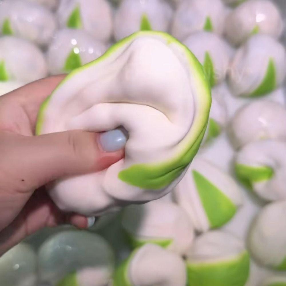Shapable Crunchy Squeeze Non-bounce Blocks Filled Squishy Creative Pistachio Squishy Student Prize