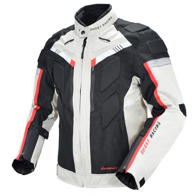 Pantalons de course pour motard Veste de moto chaude pour l'automne et l'hiver Veste de course anti-chute Veste de motocross avec doublure amovible