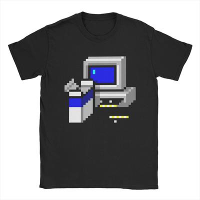 Install Windows 95 Now! T-Shirt Summer Cotton T Shirts For Men Hippie Pattern Tee Shirt Short Sleeve Y2K Retro Clothes