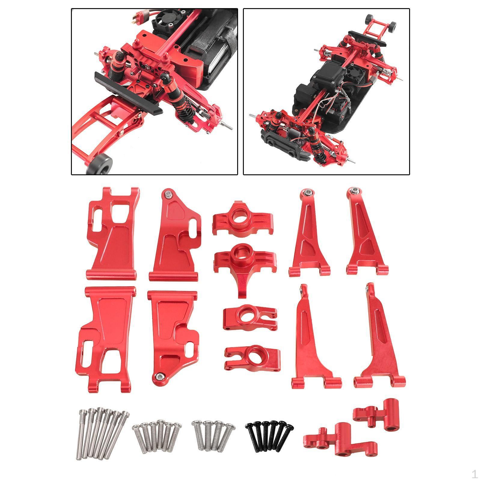 

1/14 RC Cars Accessory Kit 7 Pieces for Remote Control Models 14209 And 14210 червоний