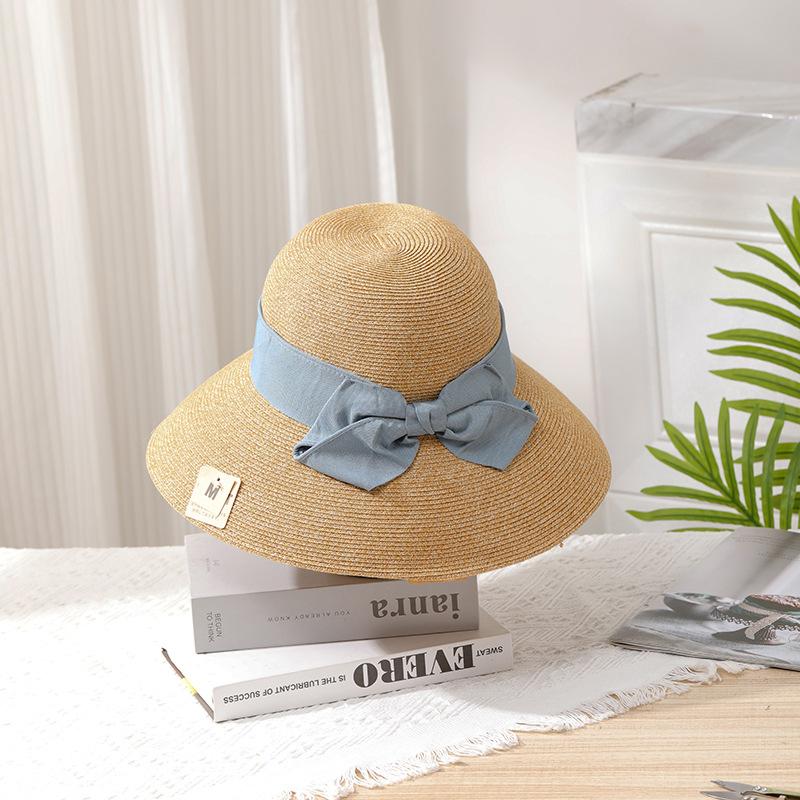 Oversized UV Sun Hat - Women's Wide Brim Straw Hat for Big Head, Celebrity Style Summer Beach Hat