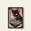 Blechschild Wandkunst Ramen Poster Metall Deko Retro Küche