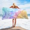 1pc Colorful Lightweight Breathable Oversized Mandala Beach Blanket - Fast-Dry Microfiber,Soft & Versatile Summer Vacation Towel