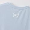 Champion Sports Short Round UV Heat Rubber Pale Sax Women's T-Shirt, CW-BS308, Sleeve, Neck, Quick-Drying, Stretch, Protection, Shielding, Print,