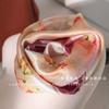 100% Mulberry Silk Scarf Women's Printed Small Square All-match Light Luxury Thin