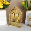 Mirror Surface Islamic Festival Ornament Ethnic Style Advent Day Calendar Board  Home Decoration