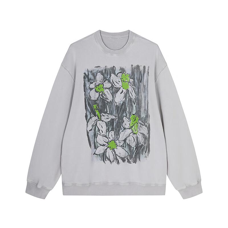 JNBY 2025 Spring Crewneck Cotton Sweatshirt