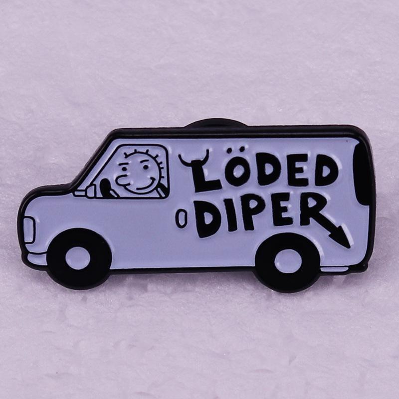 Rock Band Van Symbol Music Brooch