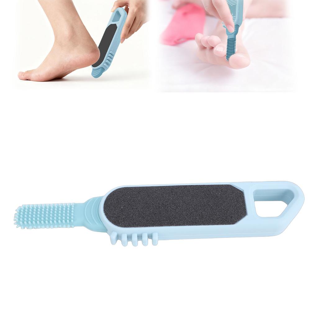 3 in 1 Foot File Toe Cleaner Foot Scrubber Heel Scraper Callus Remover for Wet Dry Dead Skin Removal Exfoliating