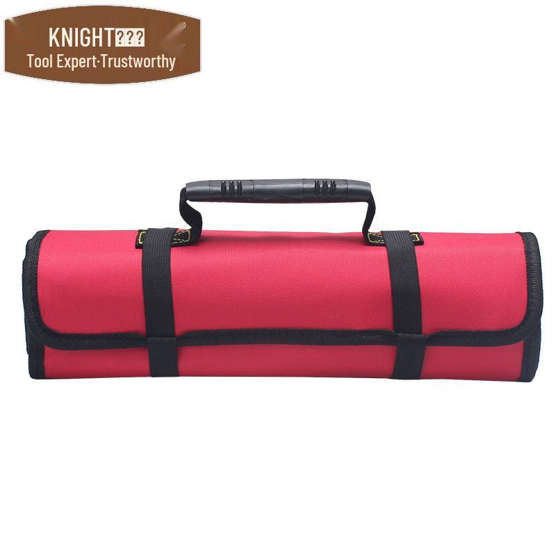 Roll-Up Canvas Oxford Tool Bag with Pockets for Electricians