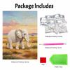 DIY Pearl Art Painting Majestic Elephant Handmade Craft Modern Wall Decor Leisure Relax Activity Nice Gift for Novice Art Practitioners HomeDecor