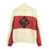 NORDICA Logo embroidery tennis Nylon jacket 40 White x red Blouson Women Used