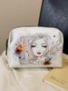 Cosmetic bag, zipper, cute cosmetic bag, simple and fashionable pencil bag, available. Storage bag