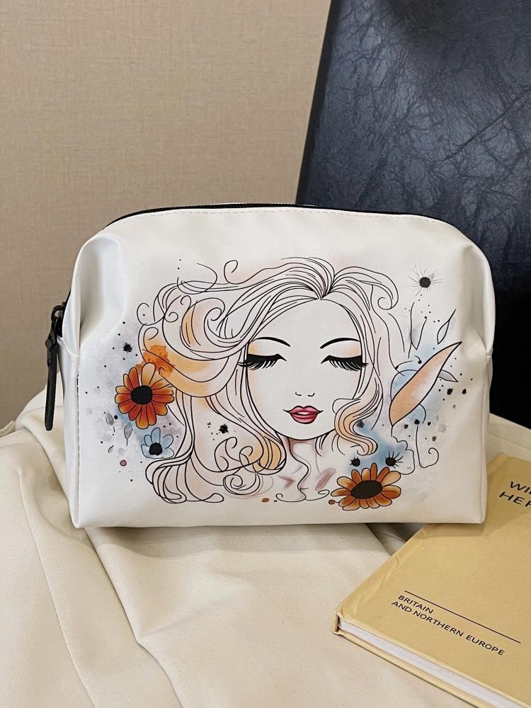 

Косметичка, на молнии, милая косметичка, простой и модный пенал, в наличии. Сумка для хранения