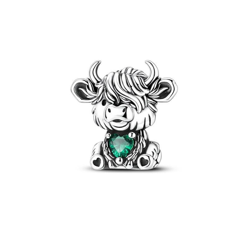 Original 925 Sterling Silver Charms Bead Heart Cat Dog Balloon Bead Fit Original Bracelet For Women DIY Accessories Jewelry Gift