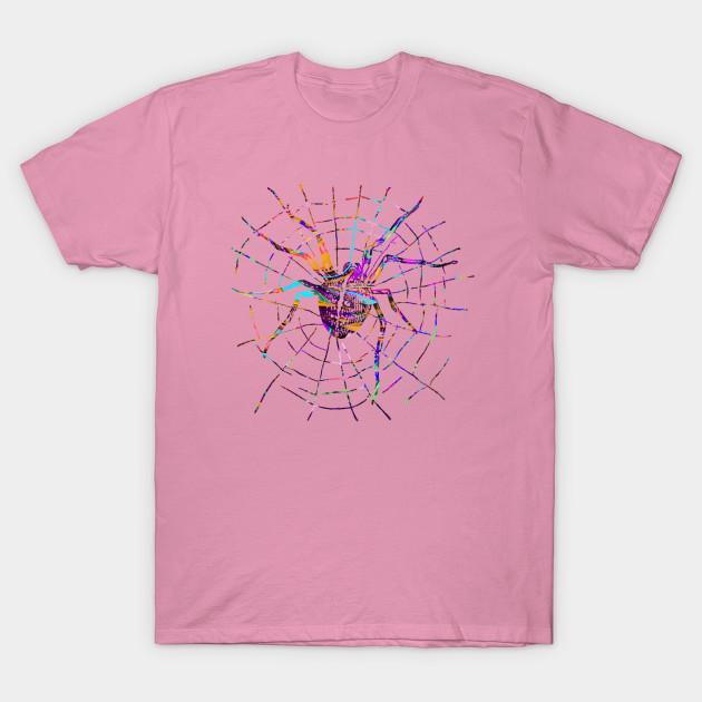 T Shirt Women Colorful Spider Harajuku Print Kawaii Tshirt Summer Short Sleeve Female T-Shirt Top Tee